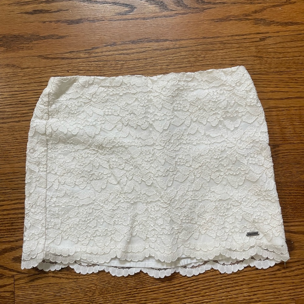Girls Abercrombie kids ivory skirt large